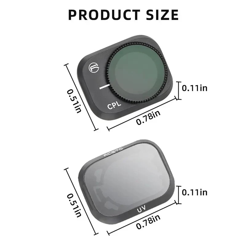 Drone Camera Filter - ชุดฟิลเตอร์ DIY สำหรับกล้องโดรน DJI Mini 3/3