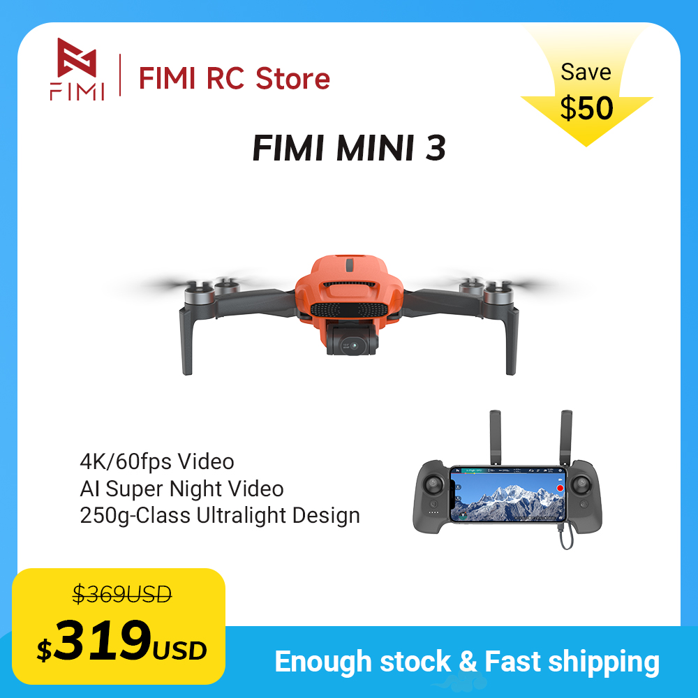 Drone Camera With Gimbal - โดรน FIMI MINI 3 กล้อง 4K