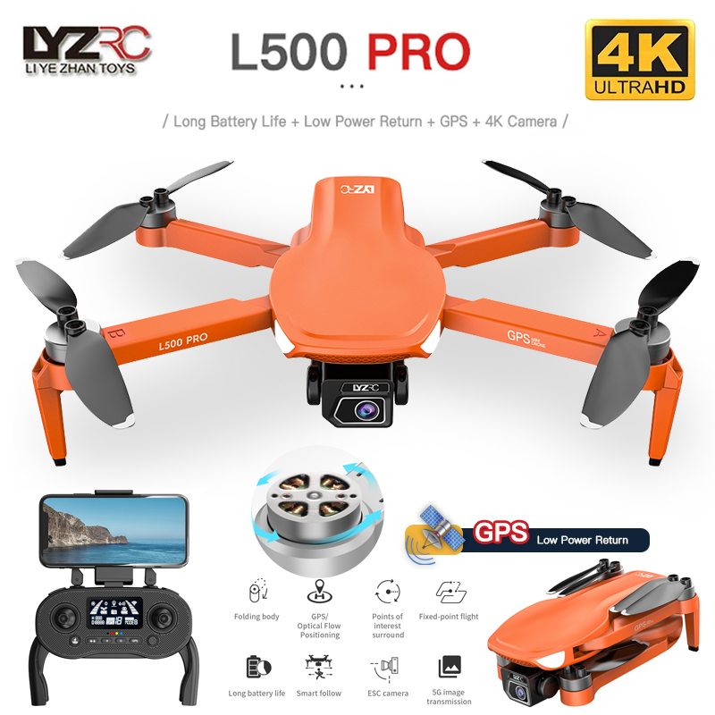 L500 PRO GPS Drone 4K Profesio - Drone Camera Wide Angle บทวิจารณ์และราคา