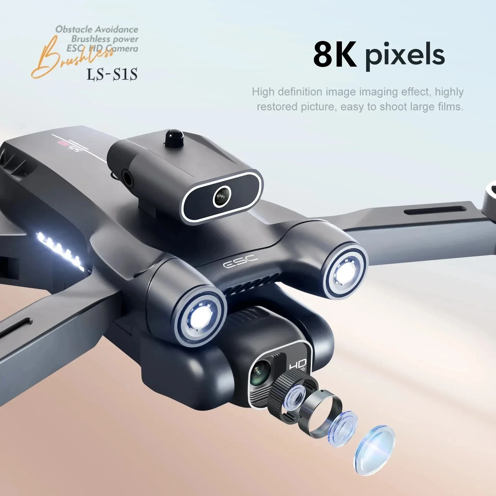 โดรนติด GPS 5G S1S ใหม่กล้องโด - Drone Camera Mount บทวิจารณ์และราคา