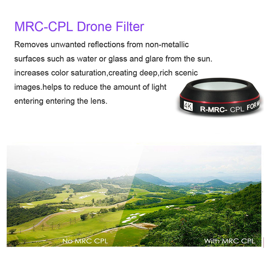 Drone สำหรับ DJI Mavic Pro CPL - Drone Camera Filter บทวิจารณ์และราคา