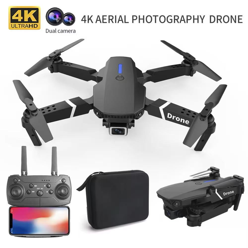 Professional Drone E88 4Kมุมกว - Drone Camera Wide Angle บทวิจารณ์และราคา