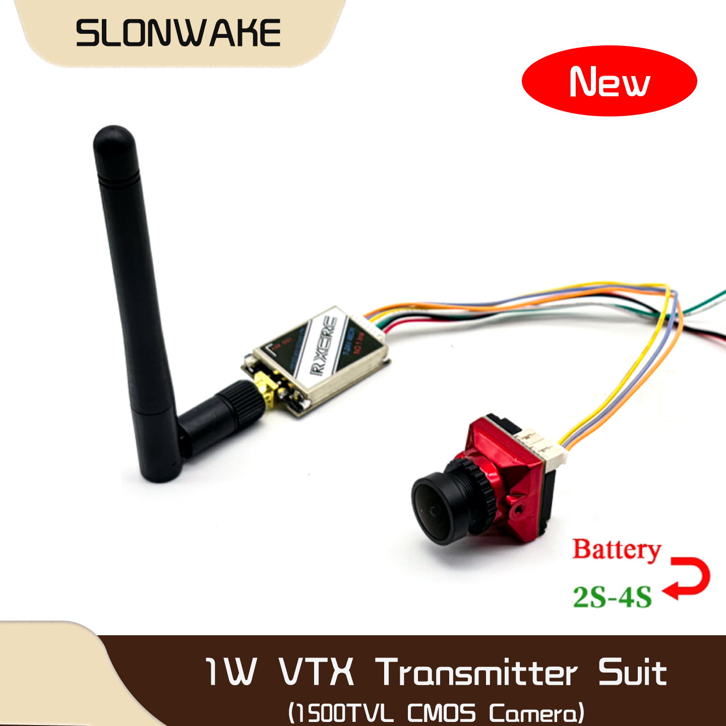 SLONWAKE 5.8G 48CH 1W VTX 100/ - Drone Camera Lens บทวิจารณ์และราคา