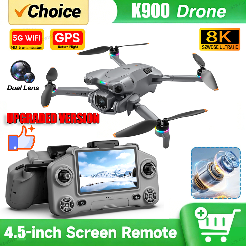 โดรน K900 MAX GPS รุ่นใหม่ พร้ - Drone Camera Night Vision บทวิจารณ์และราคา