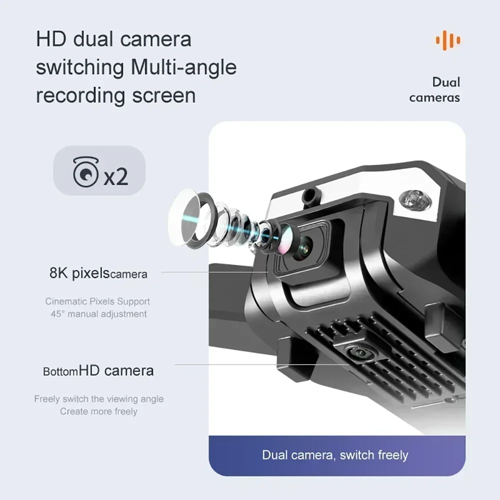 โดรน G6 Pro 8K กล้องคู่, 5G GP - Drone Camera Mount บทวิจารณ์และราคา