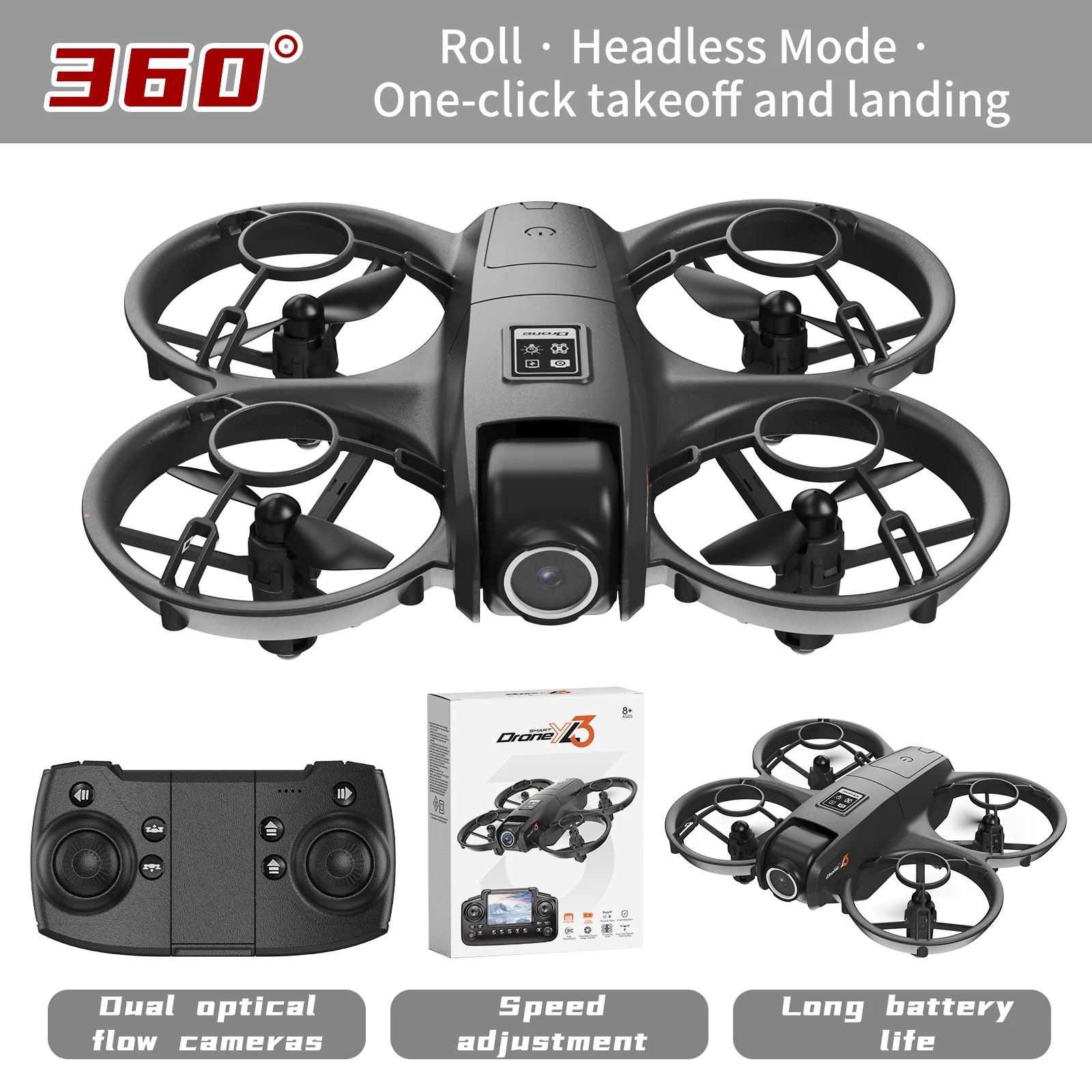 โดรน YL3 RC รุ่นใหม่ 8K 1080P  - Drone Camera Night Vision บทวิจารณ์และราคา