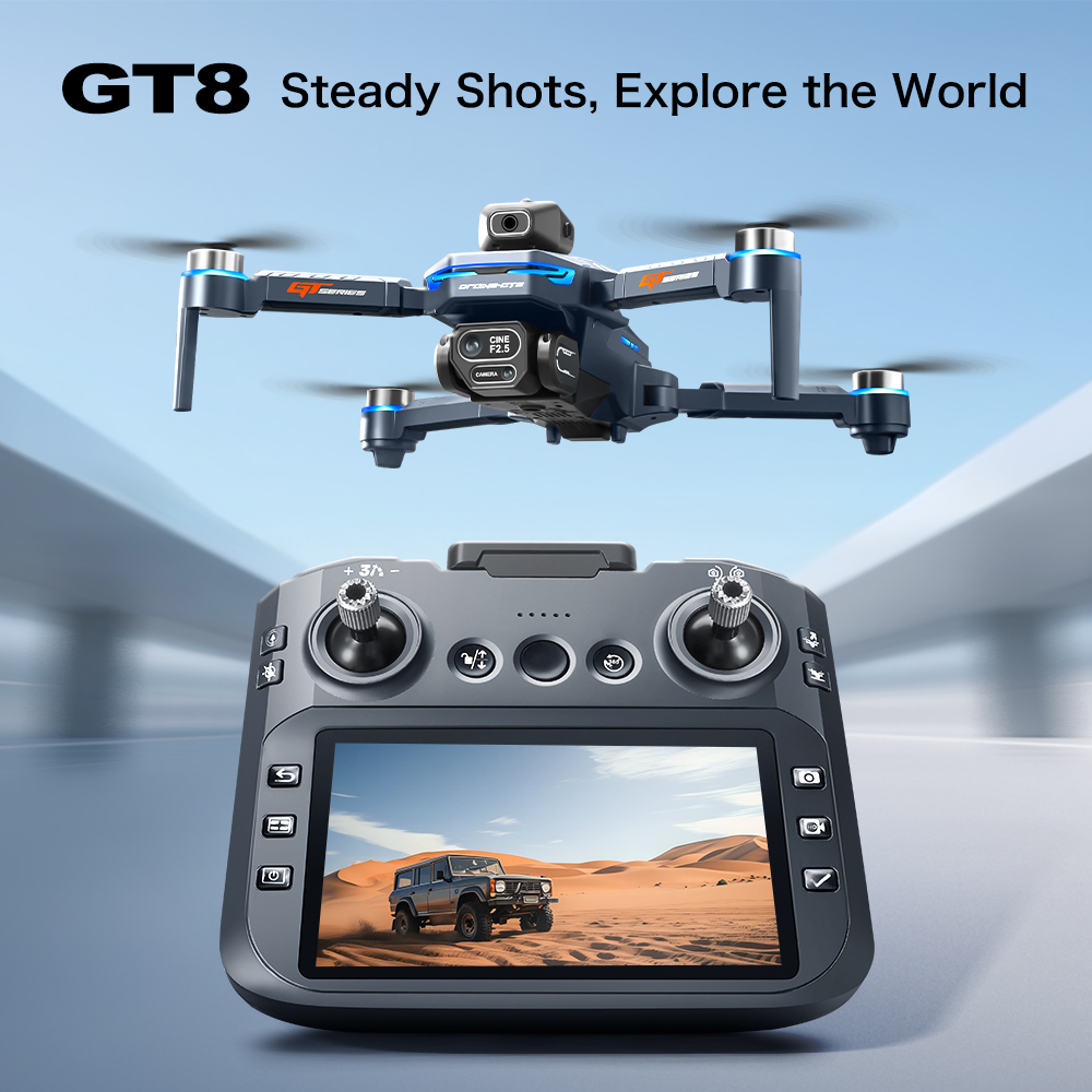 โดรนบินหลบหลีกสิ่งกีดขวาง GT8  - Drone Camera Mount บทวิจารณ์และราคา