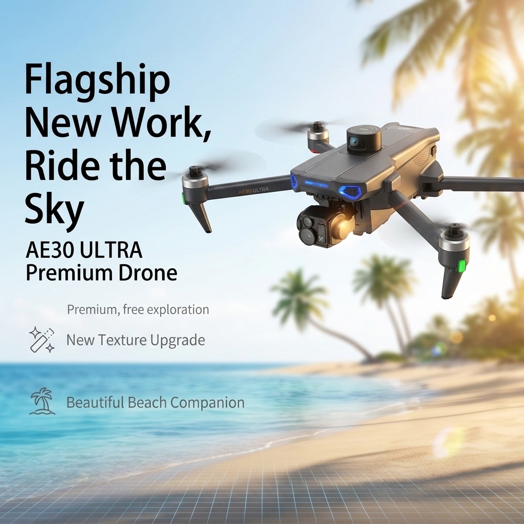 โดรน NEW AE30 Ultra GPS 4K กล้ - Drone Camera With Gimbal บทวิจารณ์และราคา